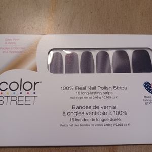 Color Street Nail Polish Strips - Plum As You Are - Glitter - Dark Purple